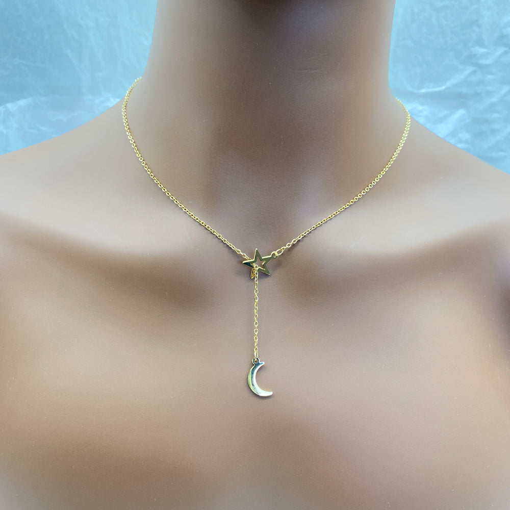 Wholesale Stainless Steel Star Tassel Pendant Necklace