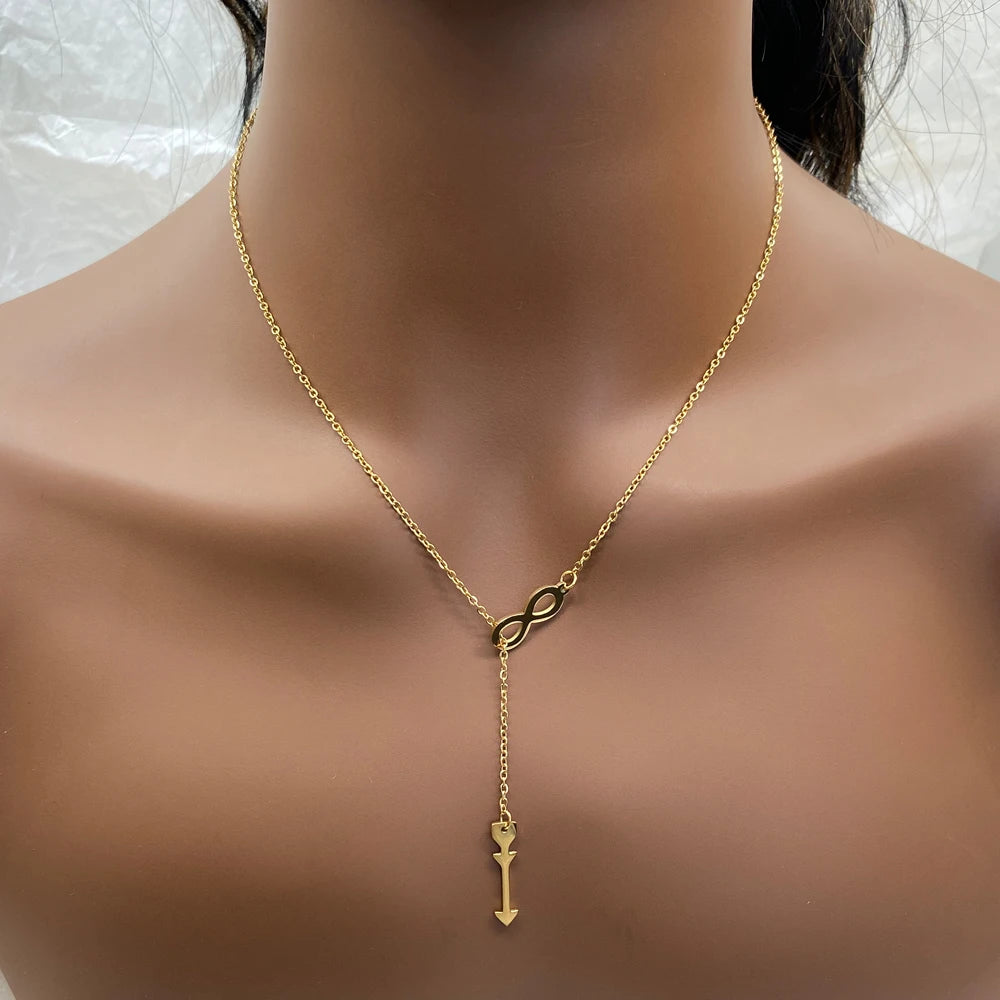 Wholesale Stainless Steel Star Tassel Pendant Necklace