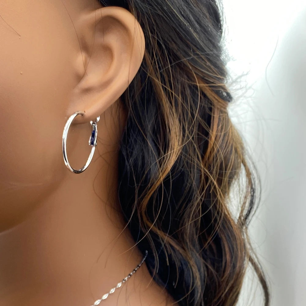 Non Tarnish Waterproof Quality Fashion Jewelry 18K Gold Plated Stainless Steel Big Hoop Earrings For Women