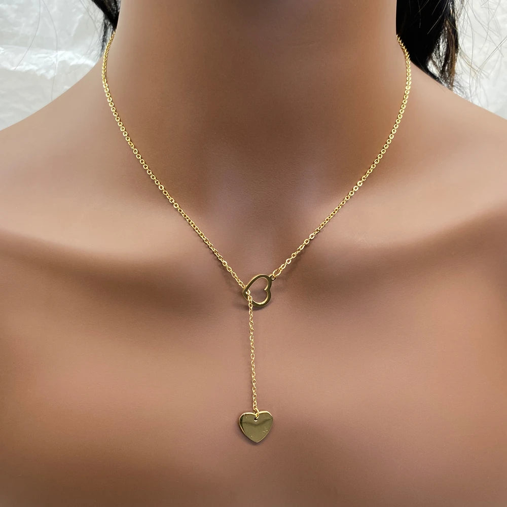 Wholesale Stainless Steel Star Tassel Pendant Necklace