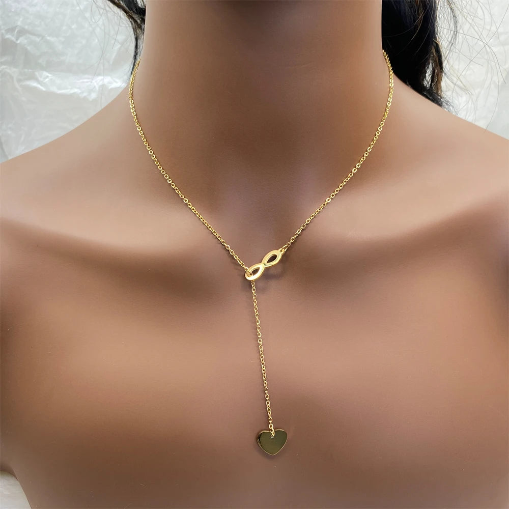 Wholesale Stainless Steel Star Tassel Pendant Necklace