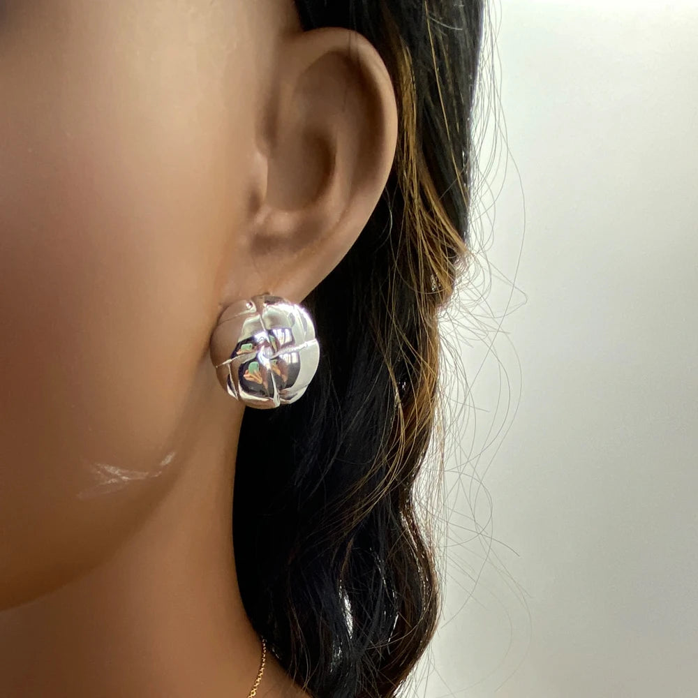 Mixed Lot Competitive Price Fashion Jewelry High Polished 18k Gold Plated Stainless Steel Geometric Stud Earrings for Women