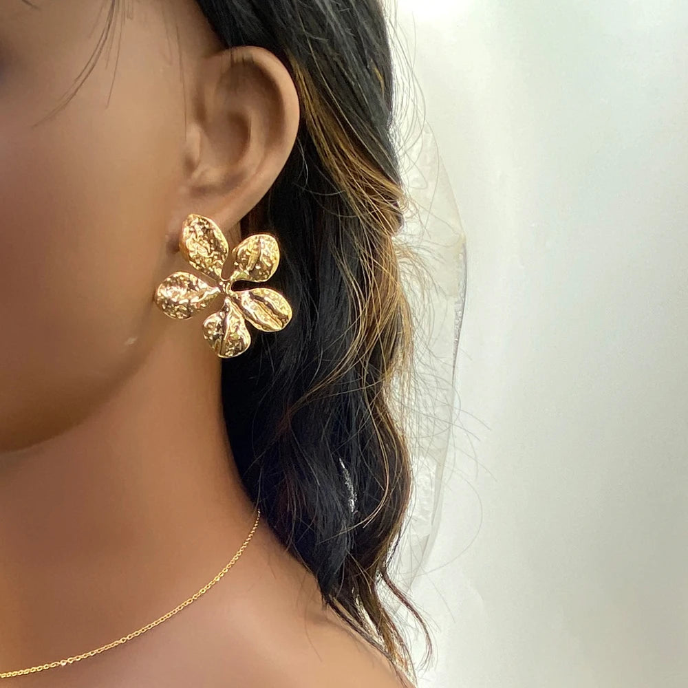 Mixed Lot Competitive Price Fashion Jewelry High Polished 18k Gold Plated Stainless Steel Geometric Stud Earrings for Women