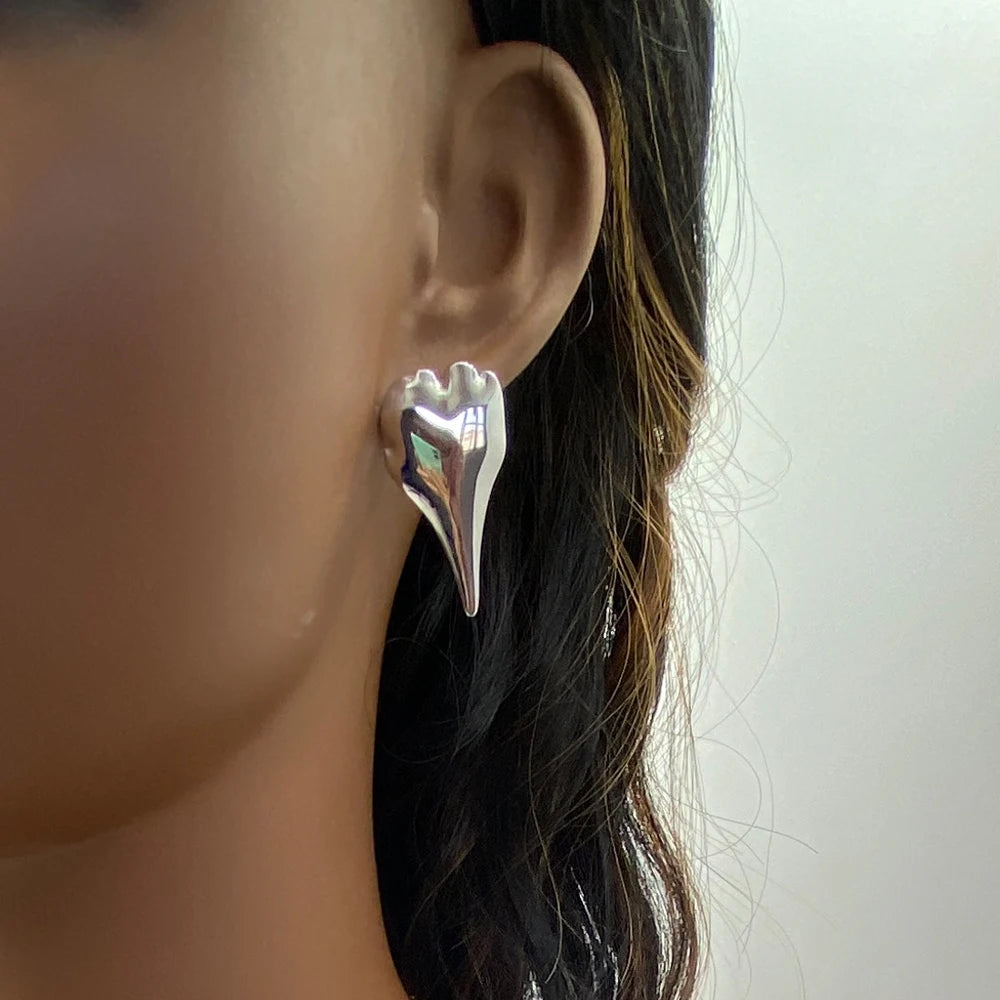 Mixed Lot Competitive Price Fashion Jewelry High Polished 18k Gold Plated Stainless Steel Geometric Stud Earrings for Women