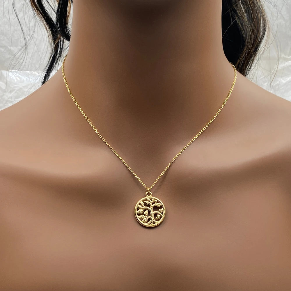 New Arrival High Quality Competitive Price  O Chain Fashion Jewelry Stainless Steel Cute Cross Pendant Necklace