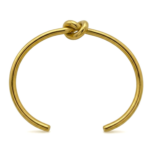 Wholesale 18K Gold Plated Stainless Steel Adjustable Bangle Bracelet