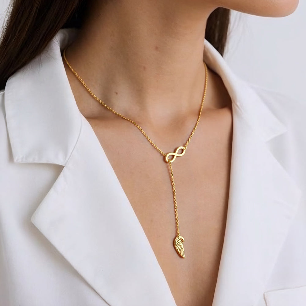 Wholesale Stainless Steel Star Tassel Pendant Necklace