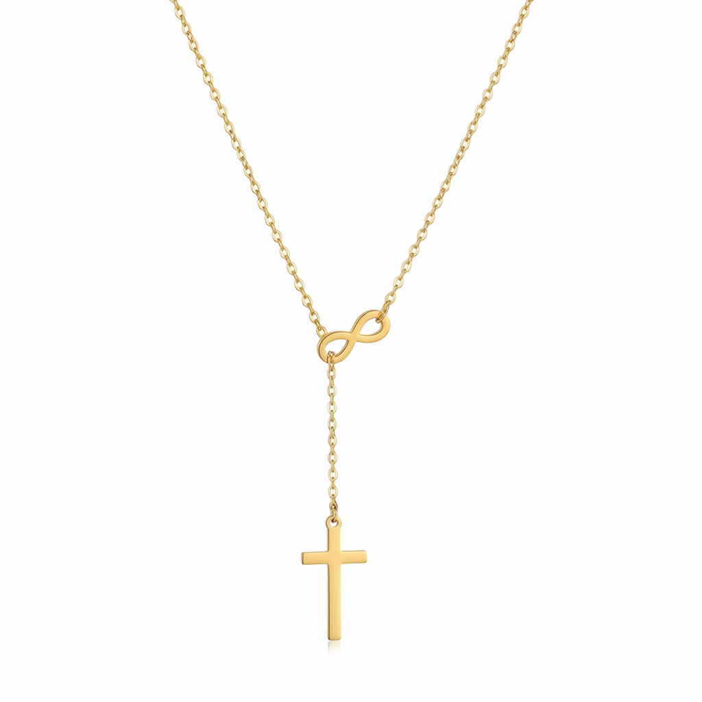Ultra HD Infinity Cross Necklace