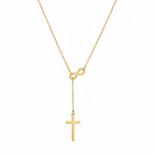 Ultra HD Infinity Cross Necklace